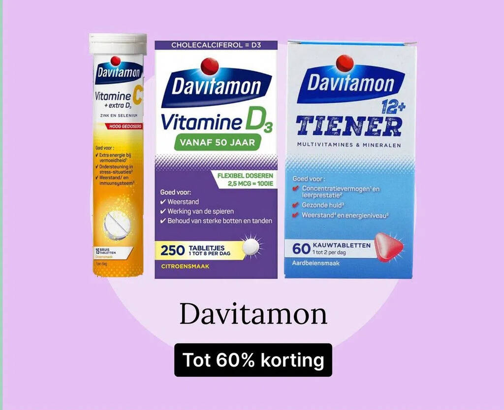 davitamon vitamine d aanbieding