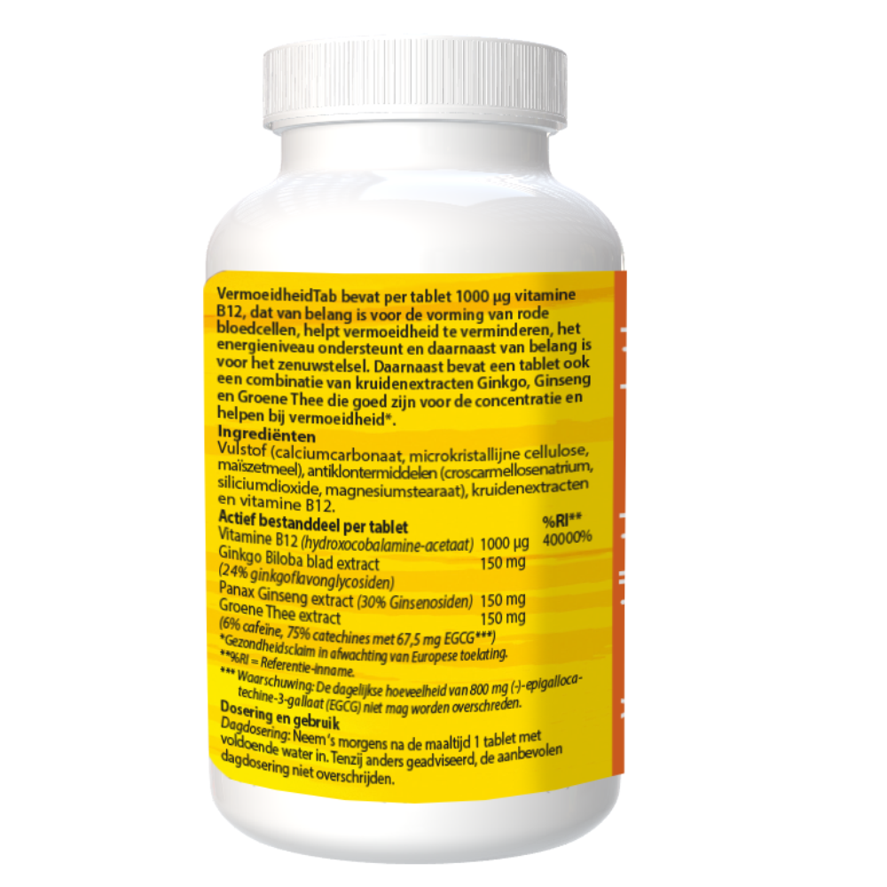 vermoeidheid vitamine