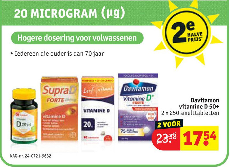 20 microgram vitamine d