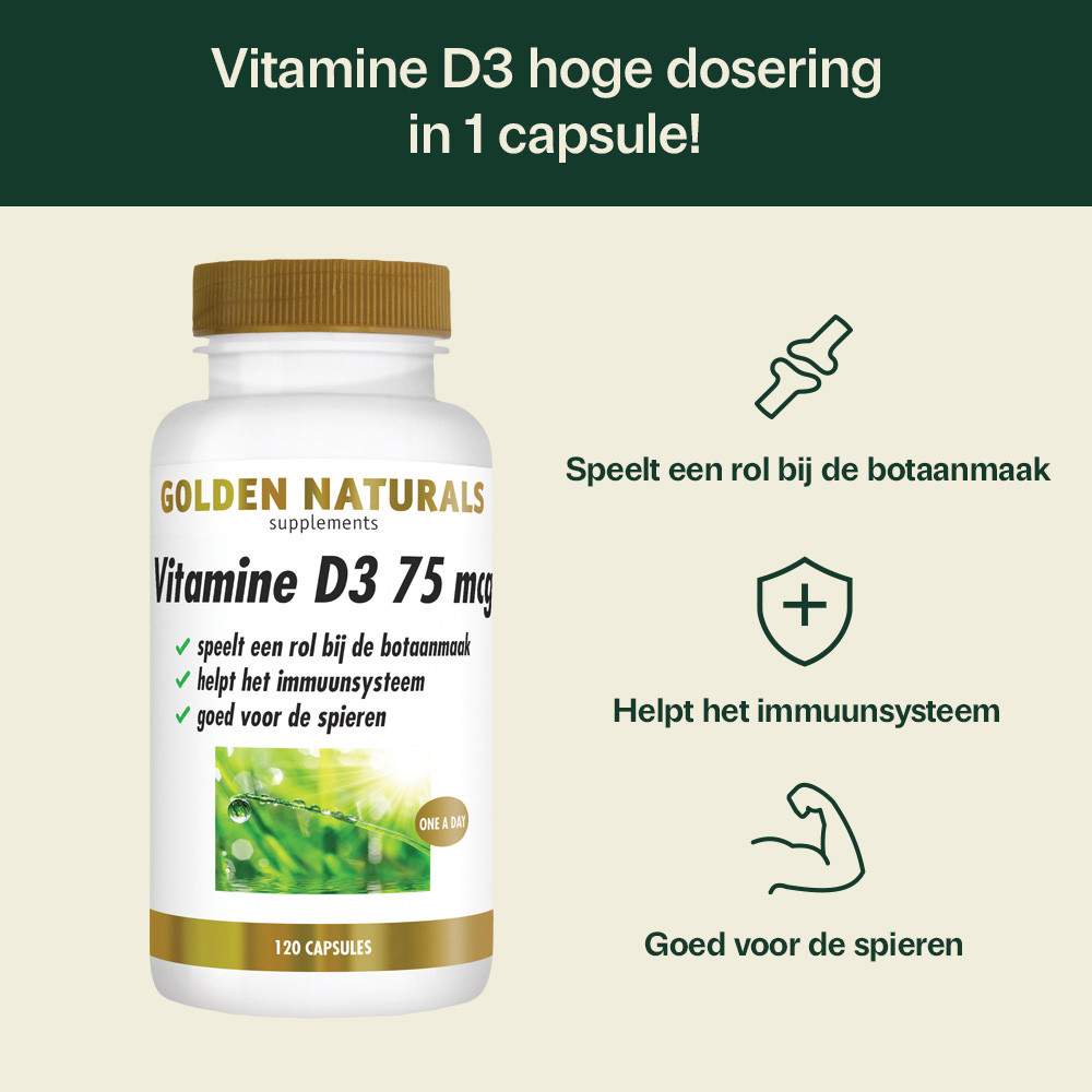 vitamine d3 hoeveel per dag